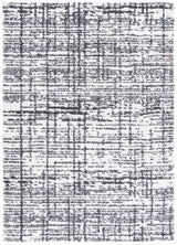 Safavieh Rumi Shag 4'-0" x 6'-0" Rug in Charcoal / Ivory