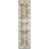 Oriental Weavers Savoy 28105 Charcoal/ Ivory Rug - runner