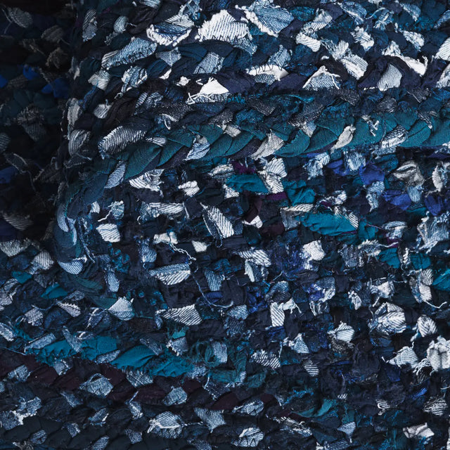 Safavieh Braided 4'-0" x 6'-0" Rug in Navy / Blue