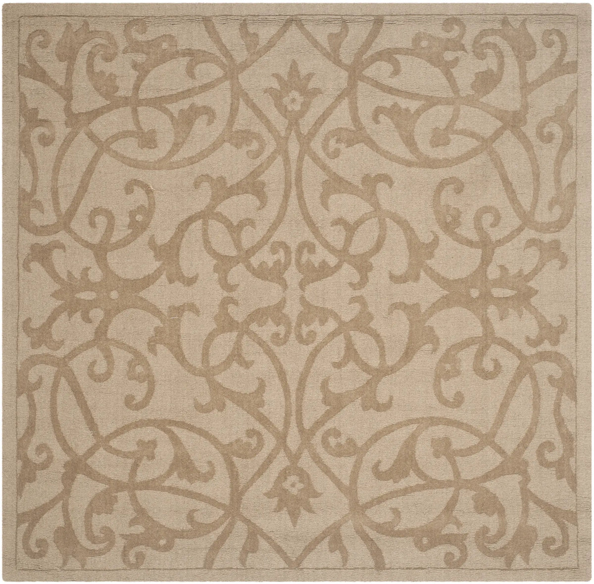 Safavieh Impressions 6'-0" x 6'-0" Rug in Light Brown