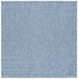 Safavieh Sisal All-Weather 6'-7" x 6'-7" Rug in Blue