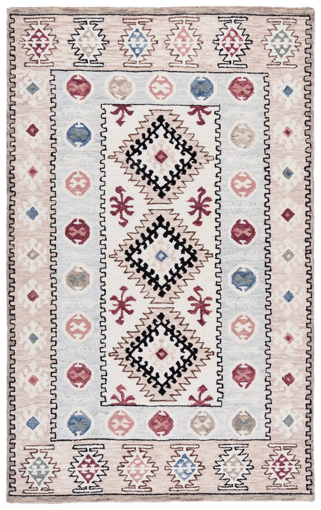 Safavieh Metro 4'-0" x 6'-0" Rug in Ivory / Rust