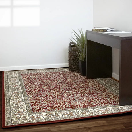 Dynamic Rugs Ancient Garden 57078 Red / Ivory Rugs - Room