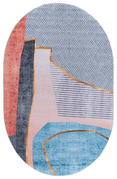 Safavieh Tacoma 5'-0" x 8'-0" Rug in Beige / Blue