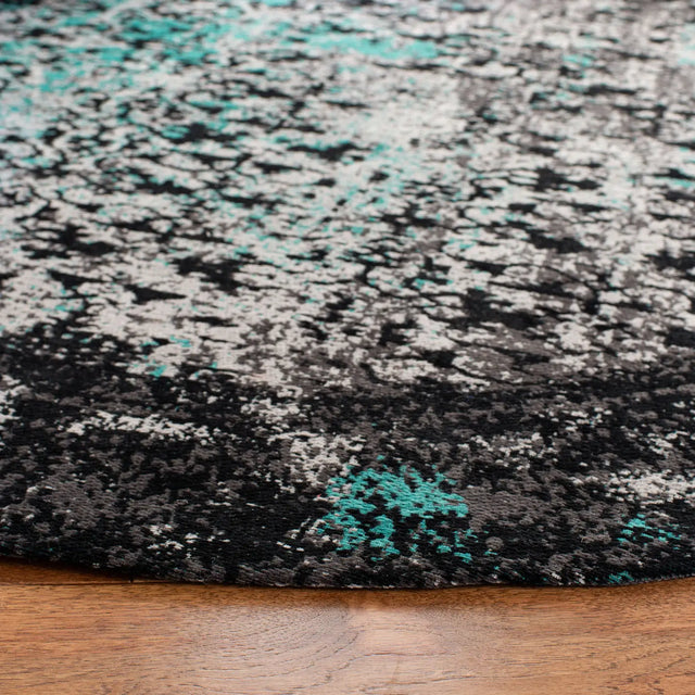 Safavieh Classic Vintage 6'-0" x 6'-0" Rug in Navy / Teal