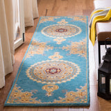 Safavieh Heritage 2'-3" x 8'-0" Rug in Blue / Beige