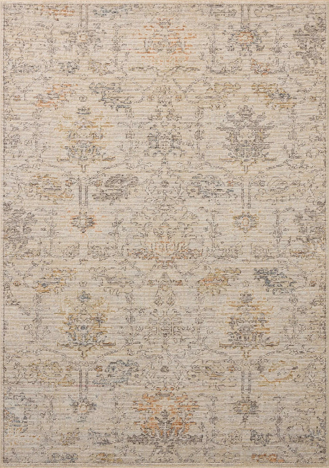 Loloi Milena MLE-07 Ivory / Granite Rug - main flat