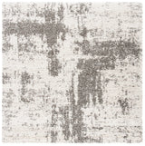 Safavieh Hudson Shag 7'-0" x 7'-0" Rug in Ivory / Grey