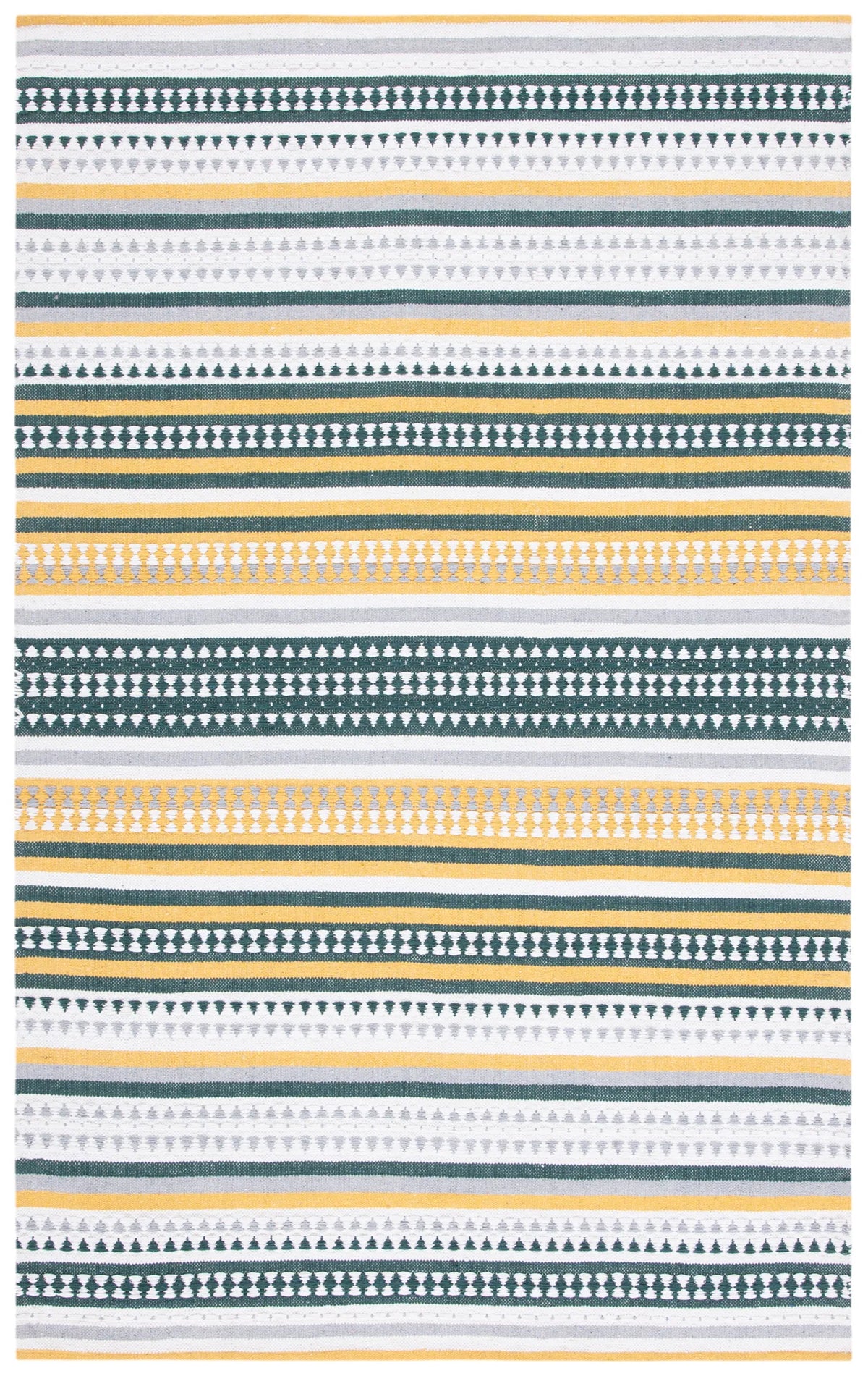 Safavieh Montauk 4'-0" x 6'-0" Rug in Yellow / Ivory