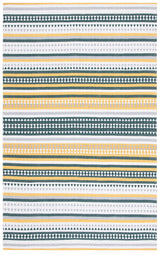 Safavieh Montauk 4'-0" x 6'-0" Rug in Yellow / Ivory