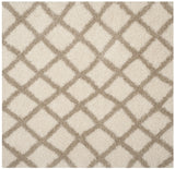 Safavieh Sgd-Dallas Shag 6'-0" x 6'-0" Rug in Ivory / Beige