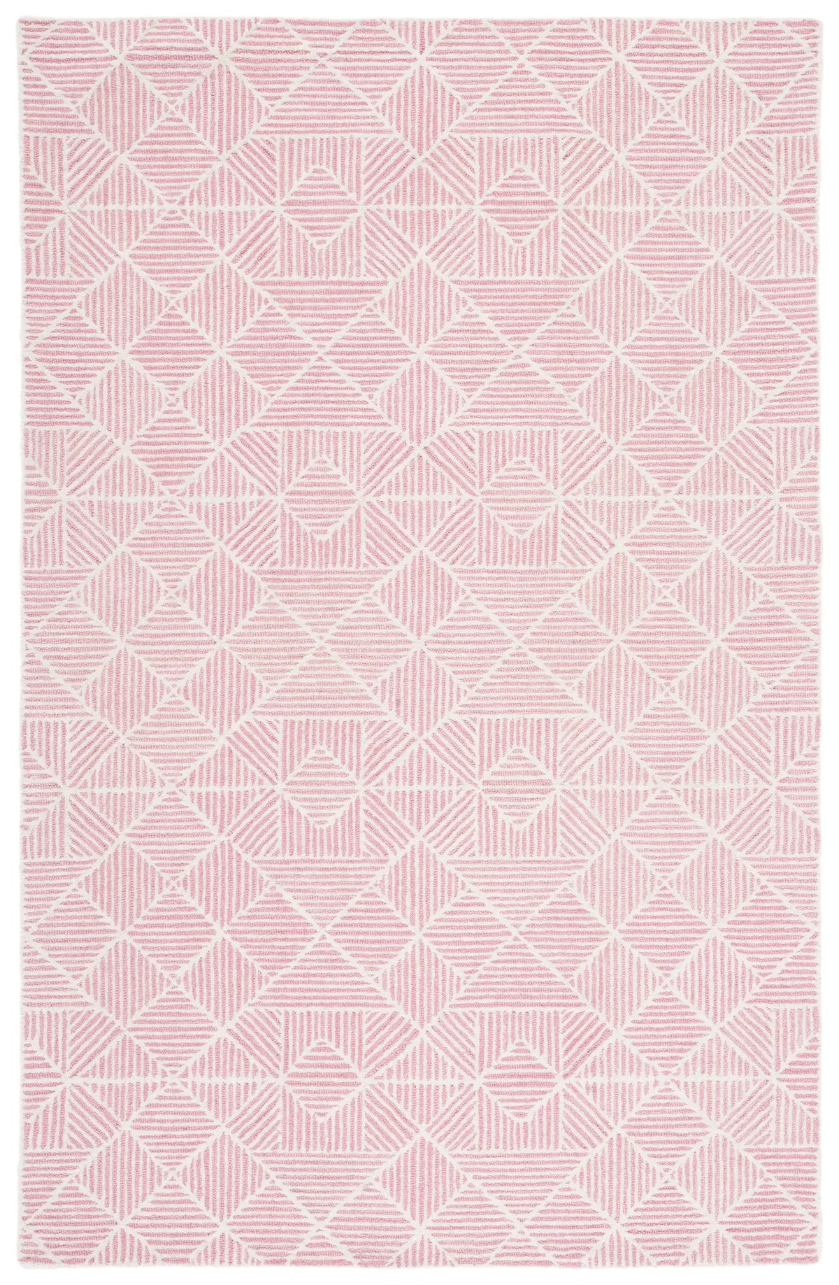 Safavieh Abstract 4'-0" x 6'-0" Rug in Pink / Ivory