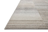 Loloi Lune LUN-03 Granite / Natural Rug - rug corner