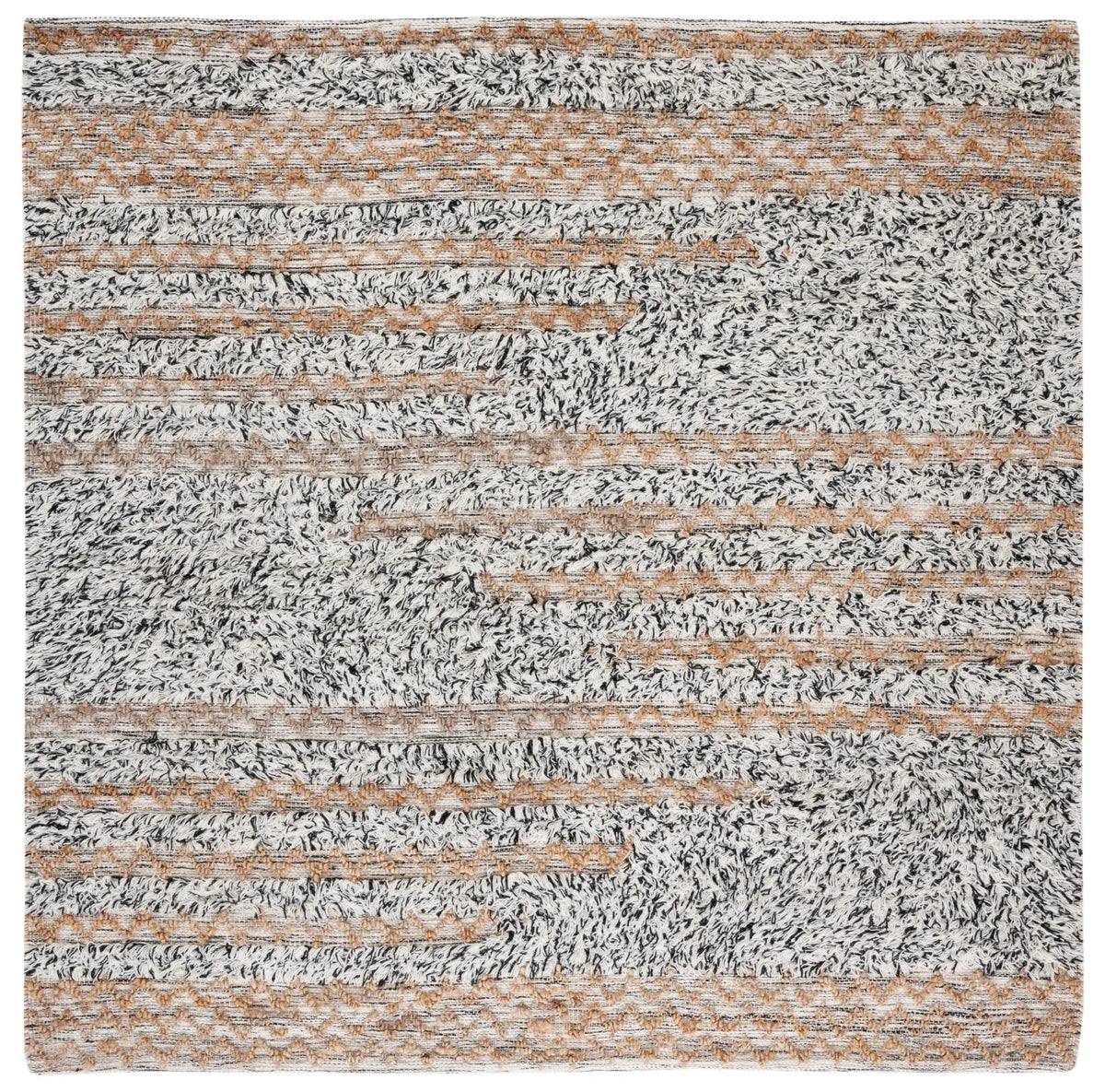 Safavieh Natura 6'-0" x 6'-0" Rug in Ivory / Black