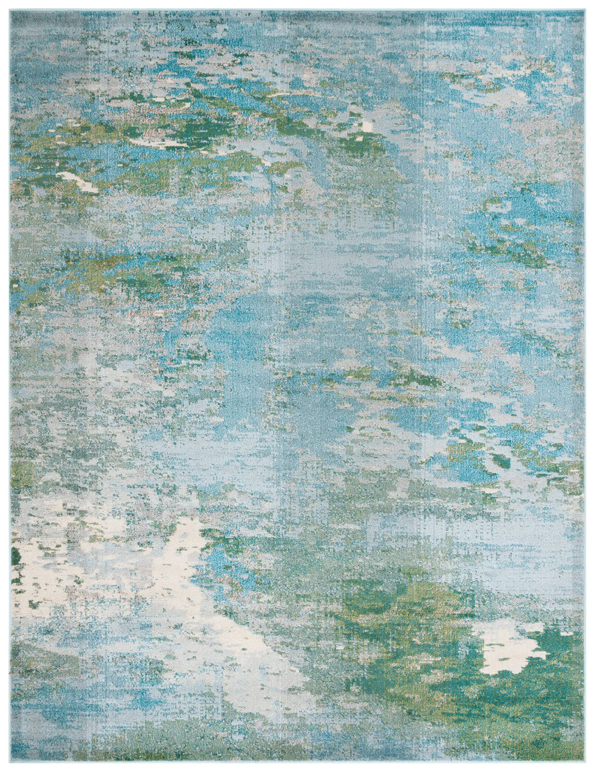 Safavieh Madison 10'-0" x 14'-0" Rug in Light Blue / Green