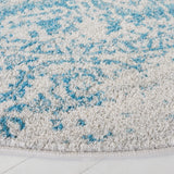 Safavieh Madison 5'-3" x 5'-3" Rug in Teal / Ivory
