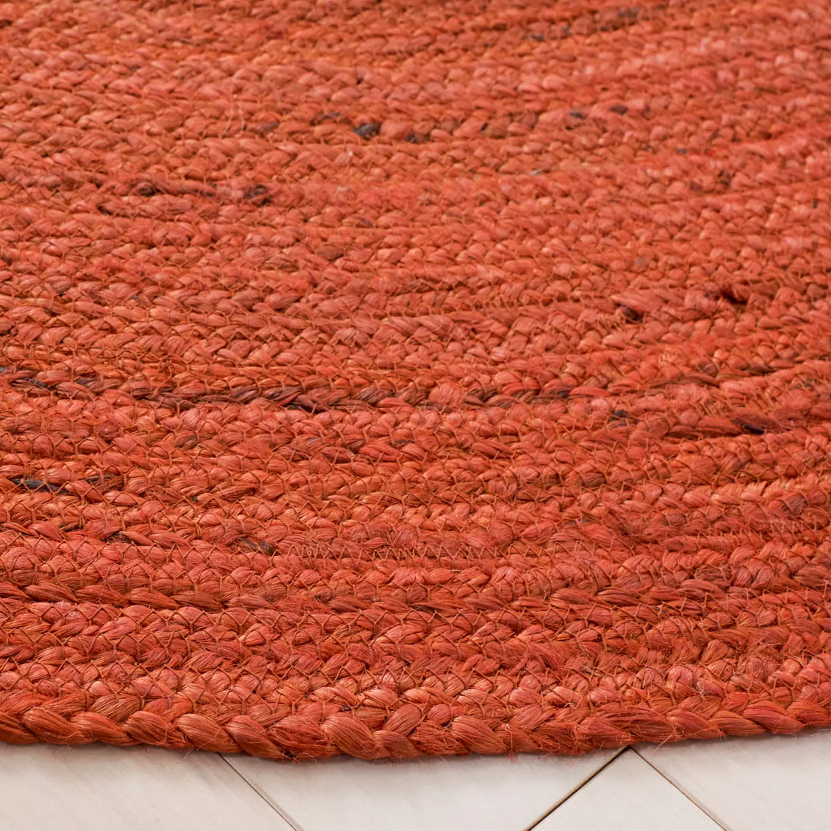 Safavieh Vintage Leather 5'-0" x 5'-0" Rug in Rust