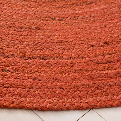 Safavieh Vintage Leather 5'-0" x 5'-0" Rug in Rust