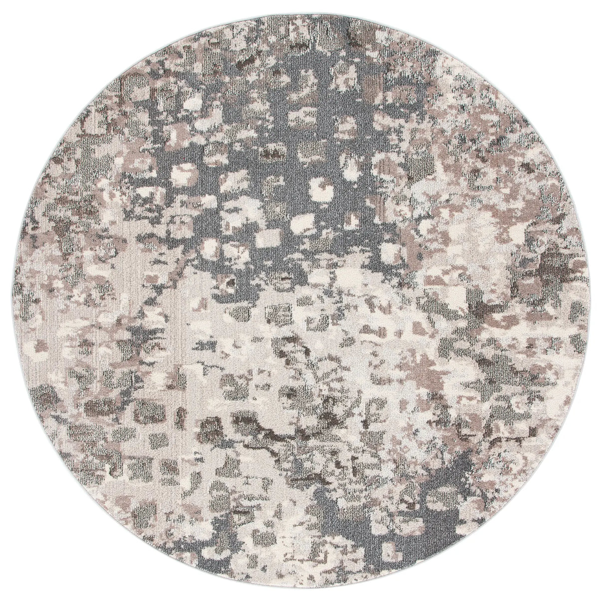 Safavieh Madison 5'-0" x 5'-0" Rug in Grey / Beige