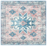 Safavieh Journey 6'-7" x 6'-7" Rug in Pink / Blue