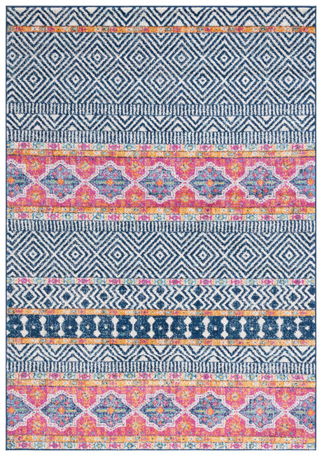 Safavieh Madison 4'-0" x 6'-0" Rug in Navy / Ivory