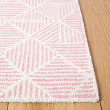 Safavieh Abstract 4'-0" x 6'-0" Rug in Pink / Ivory
