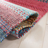 Safavieh Montauk 4'-0" x 6'-0" Rug in Red / Blue