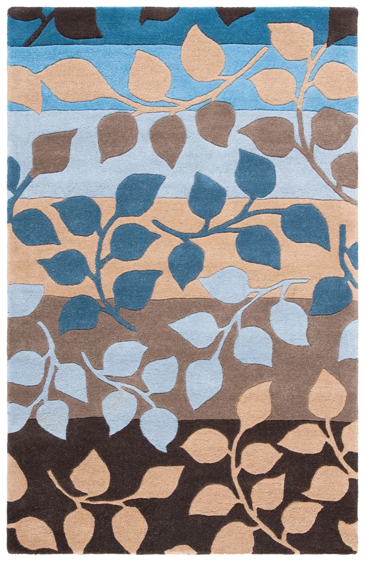 Safavieh Soho 3'-6" x 5'-6" Rug in Brown / Blue