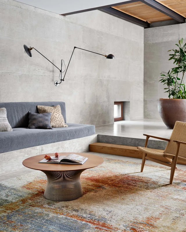 Loloi Augustus Ags-02 Terracotta Rugs - room scene 1