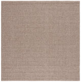 Safavieh Sisal All-Weather 6'-7" x 6'-7" Rug in Brown