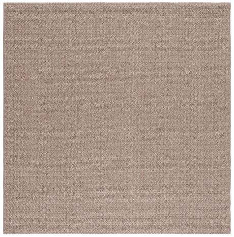 Safavieh Sisal All-Weather 6'-7" x 6'-7" Rug in Brown
