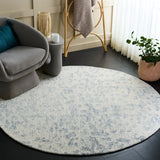 Safavieh Ebony 6'-0" x 6'-0" Rug in Ivory / Blue