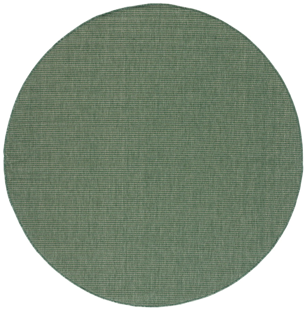 Safavieh Courtyard 6'-7" x 6'-7" Rug in Dark Green / Beige