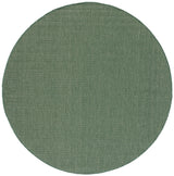 Safavieh Courtyard 6'-7" x 6'-7" Rug in Dark Green / Beige