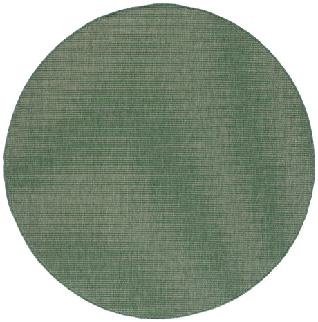 Safavieh Courtyard 6'-7" x 6'-7" Rug in Dark Green / Beige