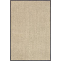 Nuloom Bordered Chloe Sisal Zhss05A Gray Area Rug