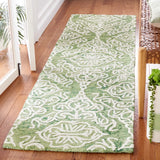 Safavieh Blossom 2'-3" x 8'-0" Rug in Green / Ivory