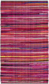 Safavieh Rag Rug 2'-0" x 3'-0" Rug in Red / Multi