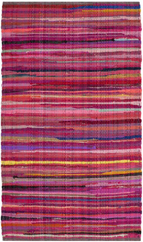 Safavieh Rag Rug 2'-0" x 3'-0" Rug in Red / Multi