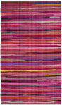 Safavieh Rag Rug 2'-0" x 3'-0" Rug in Red / Multi