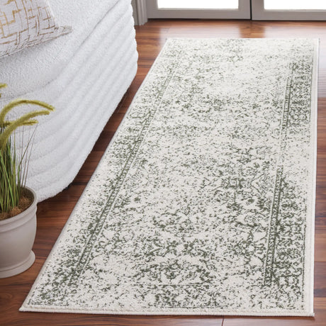 Safavieh Adirondack 2'-6" x 10'-0" Rug in Ivory / Dark Green