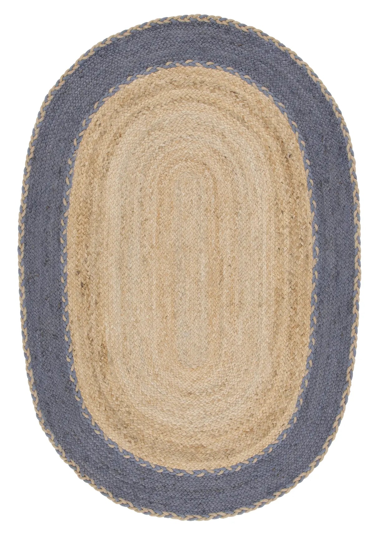 Safavieh Natural Fiber 3'-0" x 5'-0" Rug in Natural / Dark Grey