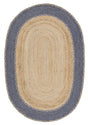 Safavieh Natural Fiber 3'-0" x 5'-0" Rug in Natural / Dark Grey