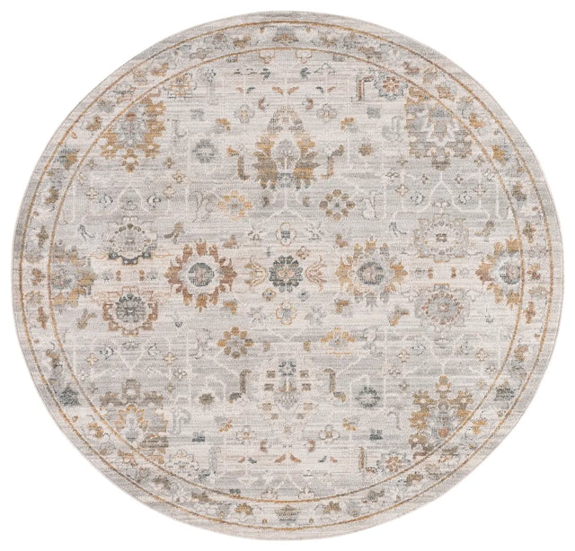 Safavieh Vintage Rosewood 6'-3" x 6'-3" Rug in Ivory / Grey Rust