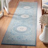 Safavieh Sofia 2'-2" x 8'-0" Rug in Blue / Beige
