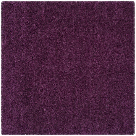 Safavieh Shag 4'-0" x 4'-0" Rug in Purple