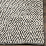 Safavieh Montauk 5'-0" x 7'-0" Rug in Ivory / Dark Grey