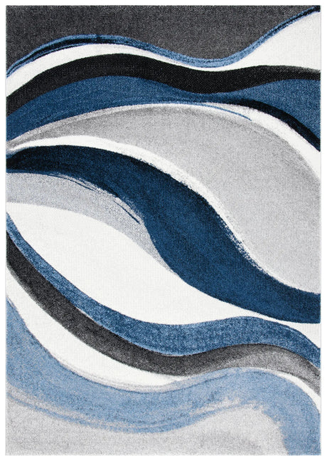 Safavieh Hollywood 4'-0" x 6'-0" Rug in Grey / Blue