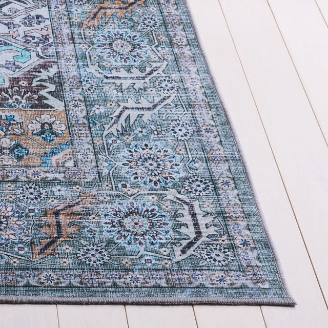 Safavieh Tucson 4'-0" x 6'-0" Rug in Copper / Green