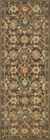 Loloi Victoria Vk-08 Dk Taupe / Multi Rugs - runner flat